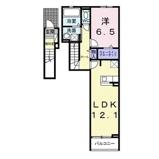 グリシーヌCK II【2階】の間取り