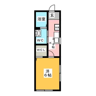 ハイツ横浜【2階】の間取り