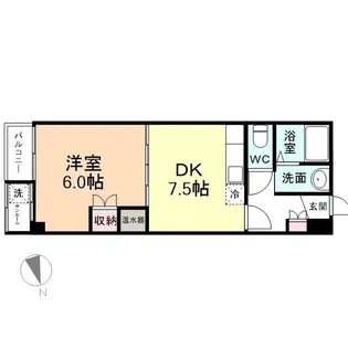 Agrost Tower富山駅前【6階】の間取り