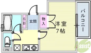 ノースコート【2階】の間取り