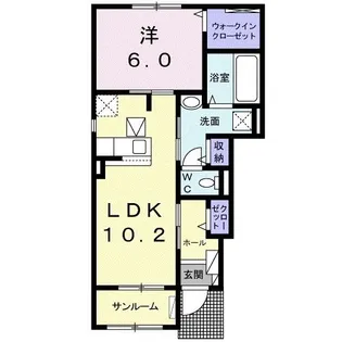 ポラリスIX【1階】の間取り