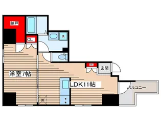 GLOBE RESIDENCE SKYTREE AVENUE【4階】の間取り