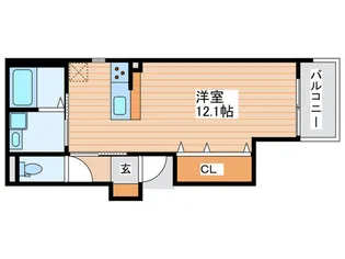 BLOSSOM桜木町【1階】の間取り