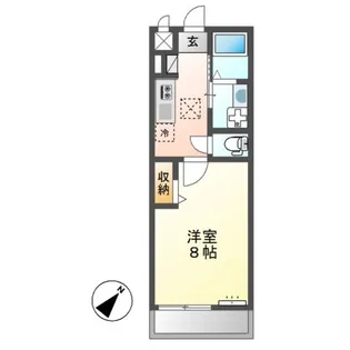 Maison Domani メゾン ドマーニ【1階】の間取り