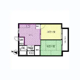 メゾンオグチ【1階】の間取り