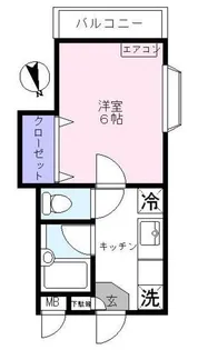 アウルネストB【2階】の間取り