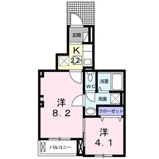 花・花【1階】の間取り