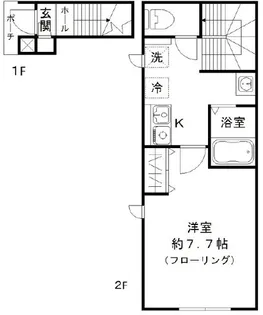 エスポワール用賀【2階】の間取り