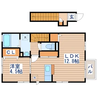T-room【1階】の間取り