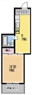 リーフハイツ王子II【4階】の間取り