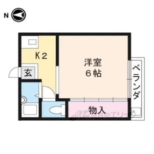 フォーブル吉田【1階】の間取り