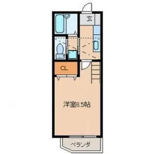 Aレガート久留米大前 B棟【2階】の間取り