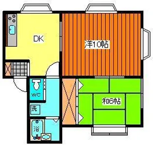 コーポ石川【2階】の間取り