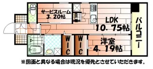 ALiSS堺町【11階】の間取り