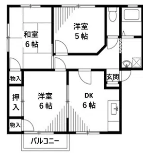 ラ・メゾン高麗【1階】の間取り