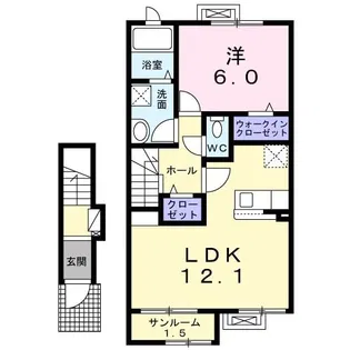 クレーンバード ヒル【2階】の間取り