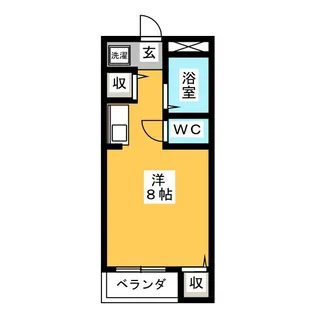 ウッディハウスA【1階】の間取り