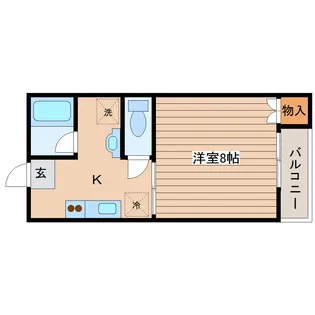 エミール堤【1階】の間取り