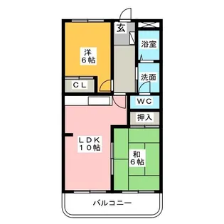ラメール華【3階】の間取り