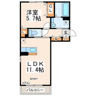 グレイス・K【2階】の間取り
