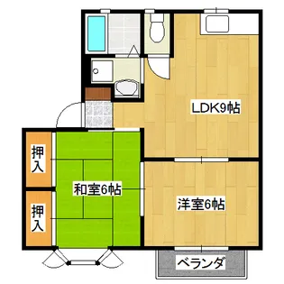 レジデンス明和B【1階】の間取り