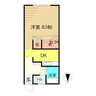 福島県郡山市芳賀1【アパート】の間取り