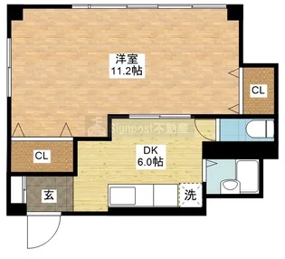 岡部ビル【3階】の間取り