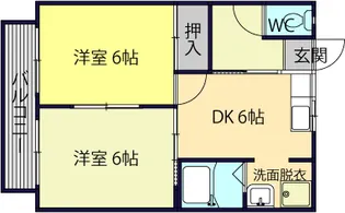 グランディールI【1階】の間取り