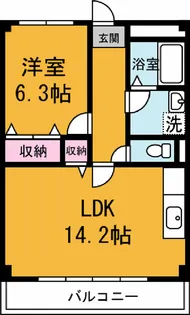 ヴァンテアン【3階】の間取り