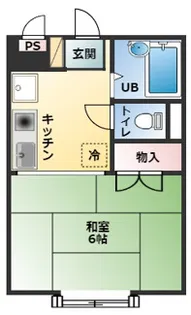 ティーハイツ1【2階】の間取り