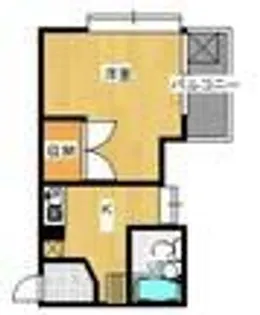 1Kの間取り画像