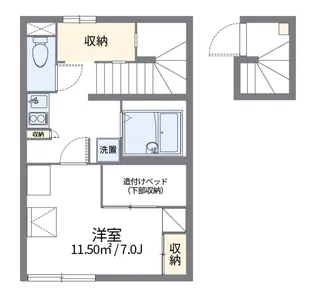 のぼり川【2階】の間取り
