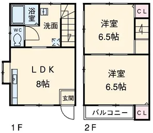 栃木県宇都宮市不動前3【一戸建】の間取り