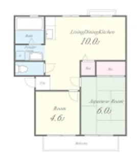 大阪府摂津市三島2【マンション】の間取り