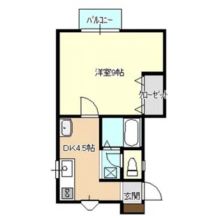カーサアルピナ【2階】の間取り