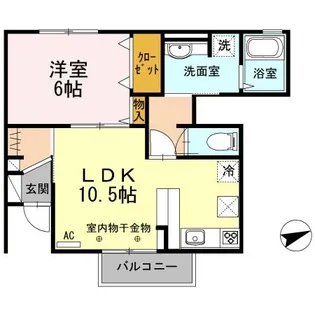 ルミエール【2階】の間取り