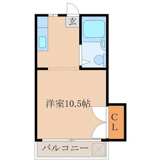 メゾン白水【4階】の間取り
