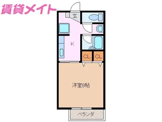 オーキットハイム【2階】の間取り