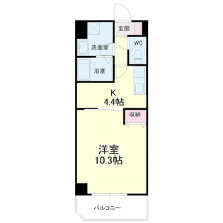 グレイス第8マンション【7階】の間取り