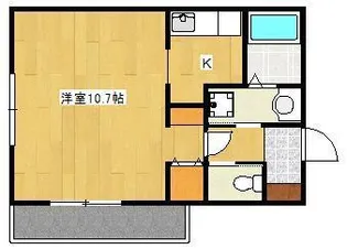 Bliss黒髪【1階】の間取り