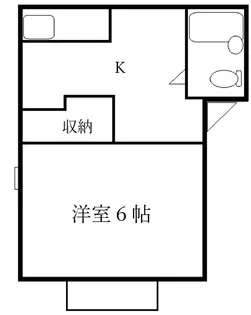 アーバンドエル【1階】の間取り