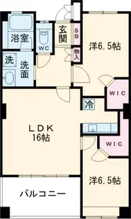 ドゥーエ芦花公園【3階】の間取り