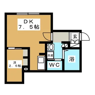 APEX ローゲン【1階】の間取り