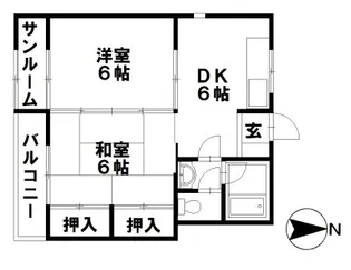 リーガルコーポ【1階】の間取り
