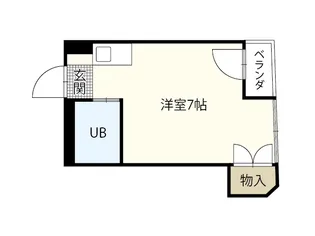 浜田ビル【4階】の間取り
