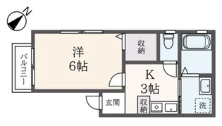 パークサイドダイスA【1階】の間取り