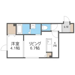BONZO【4階】の間取り
