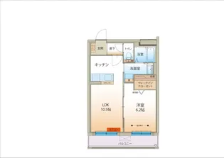 WISTERIA尾山町【2階】の間取り