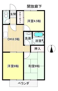 サニークレスト【2階】の間取り