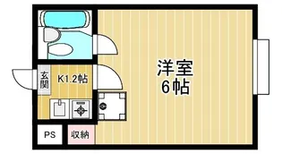 ロイヤル高田【2階】の間取り